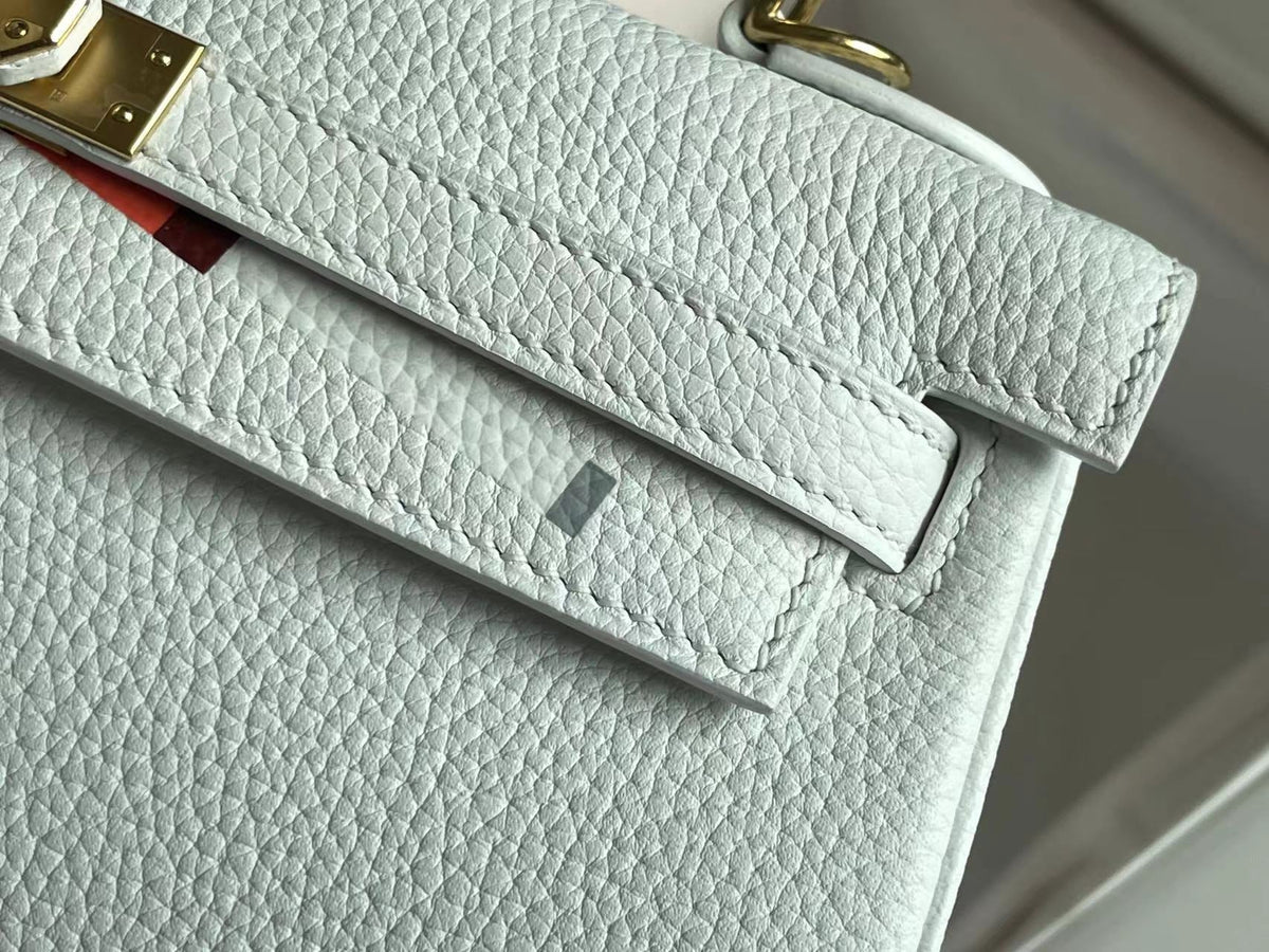 BIRKIN 25 BAG IN WHITE CALFSKIN WITH COLORFUL STICKER (MADE - TO - ODER)