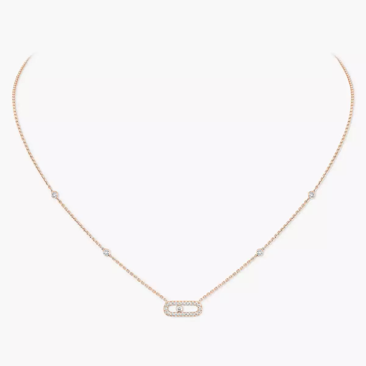 [GALE]Diamond Necklace Move Uno