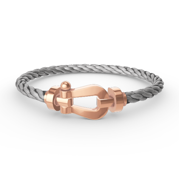 [GALE]FORCE LARGE HORSESHOE NO DIAMOND BRACELET ROSE GOLD