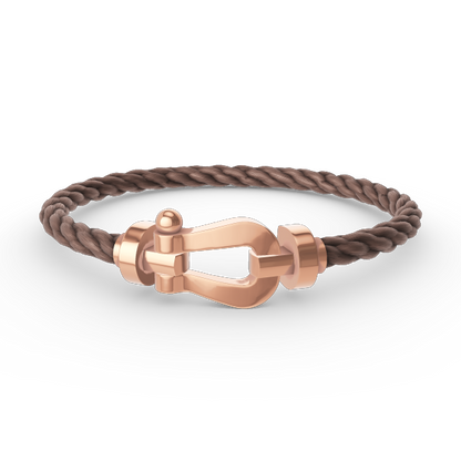 [GALE]FORCE LARGE HORSESHOE NO DIAMOND BRACELET ROSE GOLD