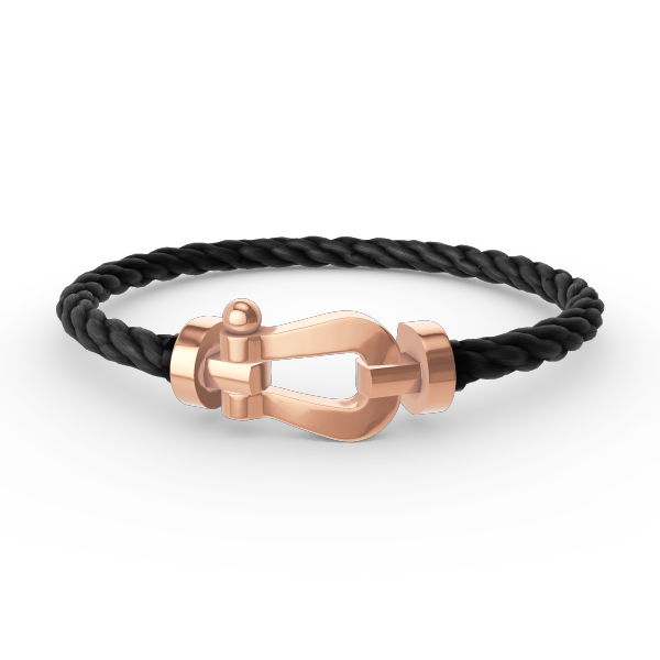 [GALE]FORCE LARGE HORSESHOE NO DIAMOND BRACELET ROSE GOLD