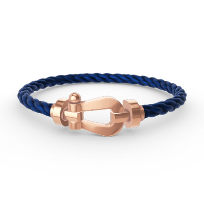 [GALE]FORCE LARGE HORSESHOE NO DIAMOND BRACELET ROSE GOLD