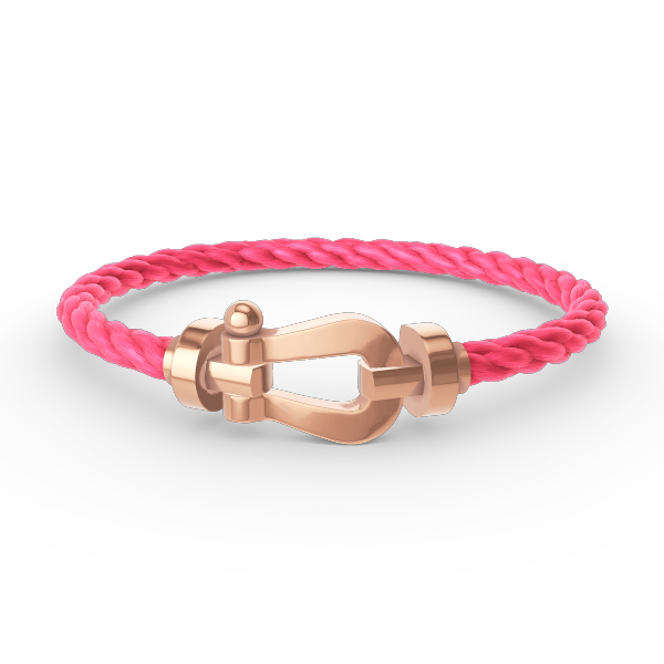 [GALE]FORCE LARGE HORSESHOE NO DIAMOND BRACELET ROSE GOLD