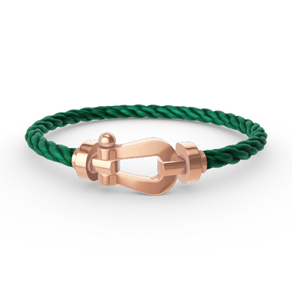 [GALE]FORCE LARGE HORSESHOE NO DIAMOND BRACELET ROSE GOLD