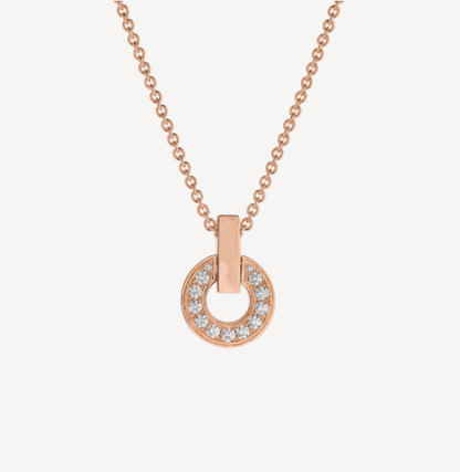 [GALE]GARI NECKLACE PINK GOLD DIAMOND
