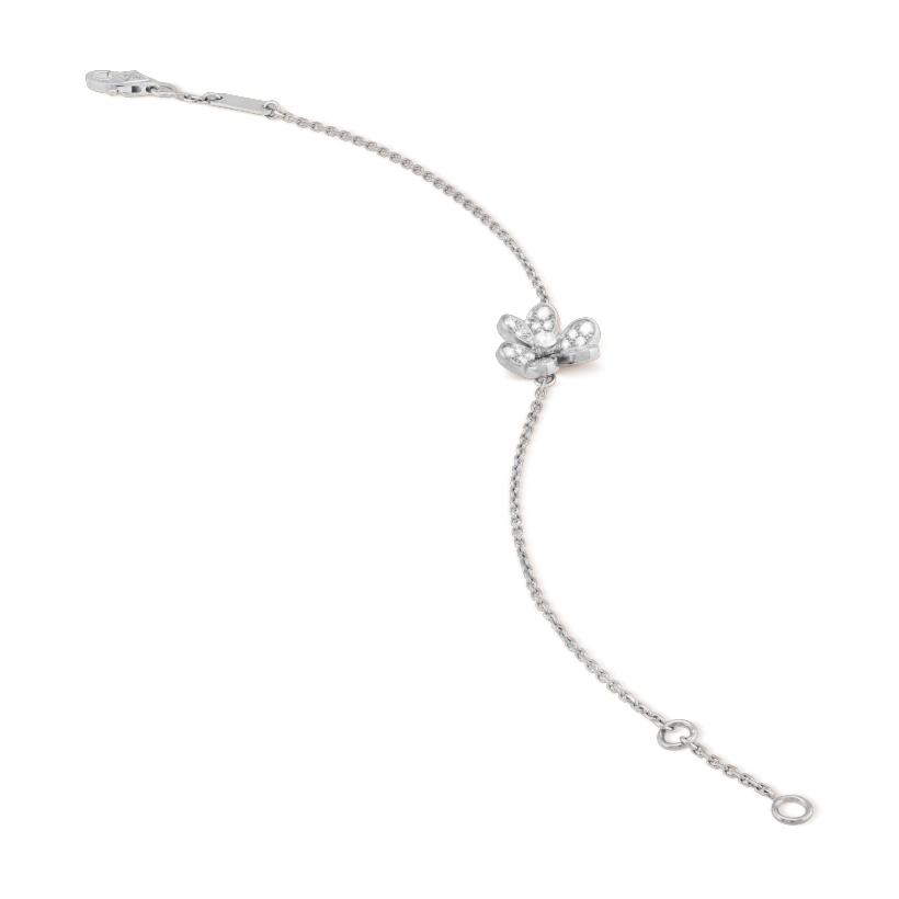 [GALE]FRIVOLE SILVER FLOWER DIAMOND BRACELET