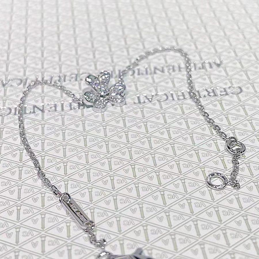 [GALE]FRIVOLE SILVER FLOWER DIAMOND BRACELET