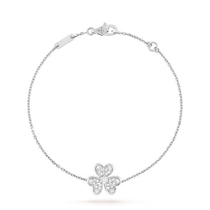 [GALE]FRIVOLE SILVER FLOWER DIAMOND BRACELET