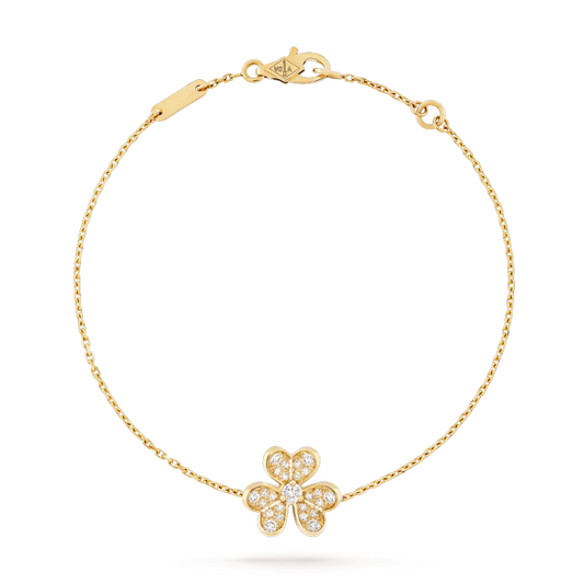 [GALE]FRIVOLE GOLD FLOWER DIAMOND BRACELET
