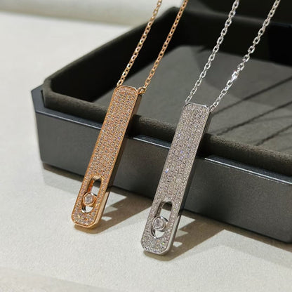 [GALE]MY FIRST DIAMOND PAVED NECKLACE