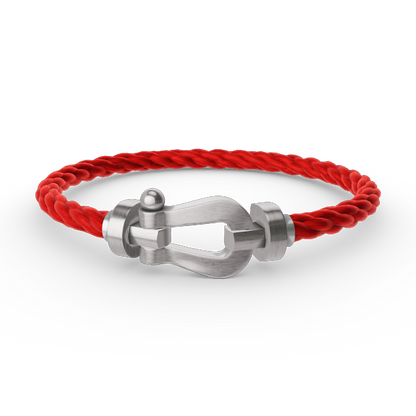 [GALE]FORCE LARGE HORSESHOE NO DIAMOND BRACELET SILVER