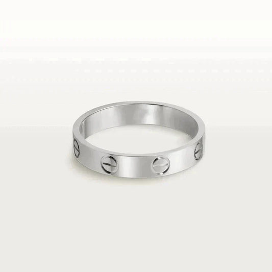 [NOVO] Liebesring 4 mm 1 Diamant Silber
